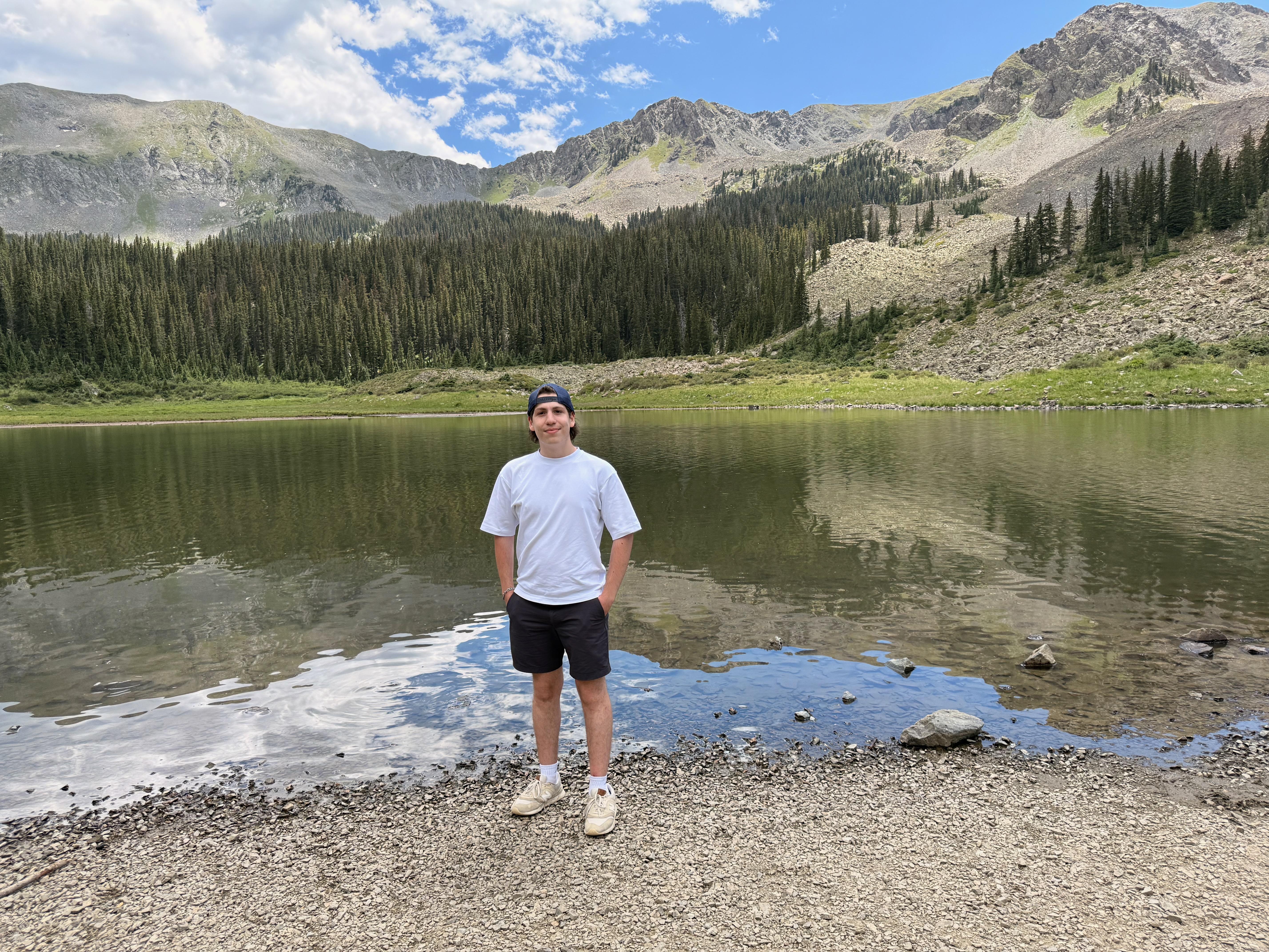 Photo of Abraham hiking